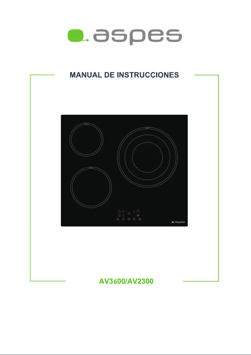 First page image of the manual for AV2300