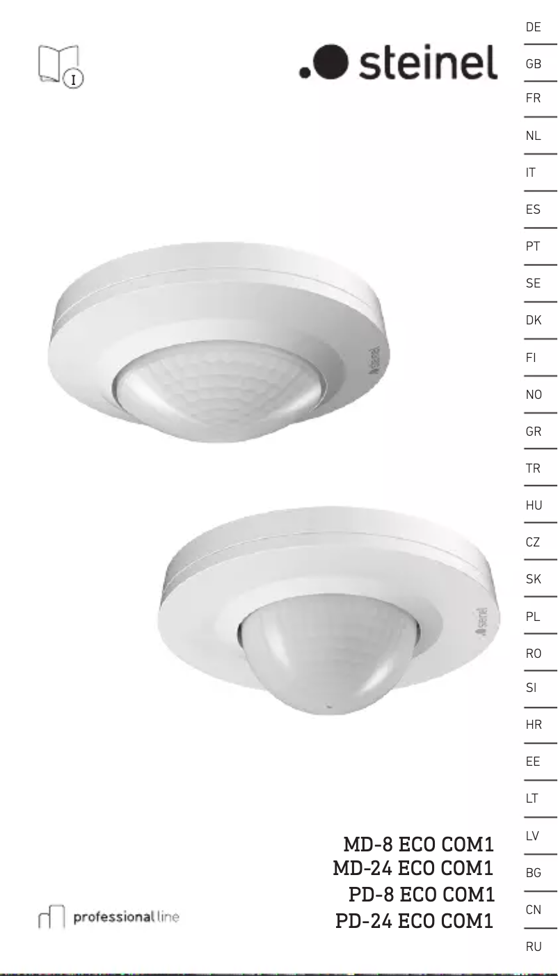 First page image of the manual for MD-24 ECO COM1