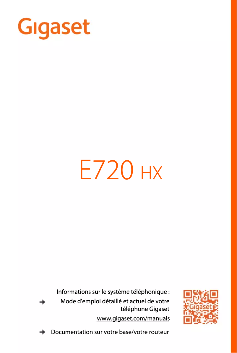 First page image of the manual for E720HX