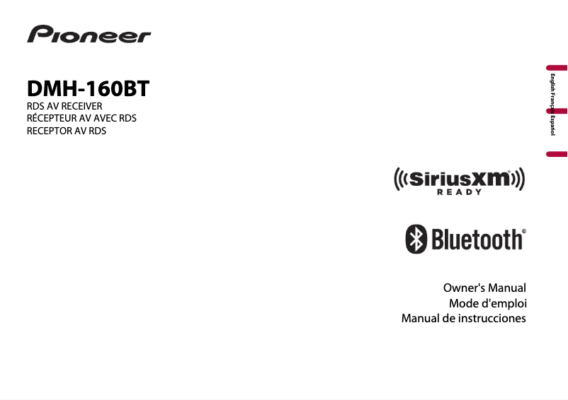 First page image of the manual for DMH-160BT
