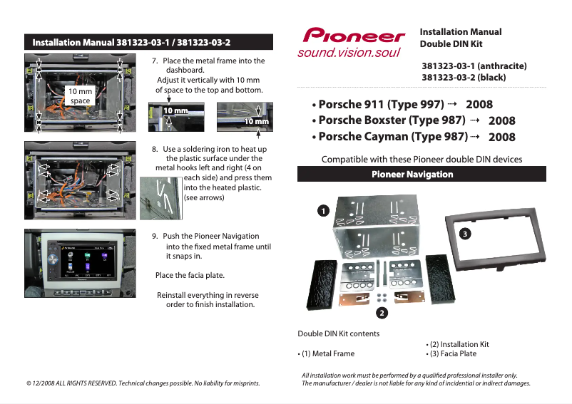 Image de la première page du manuel de l'appareil 381323-03-1