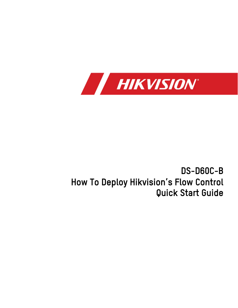 First page image of the manual for DS-D60C-B