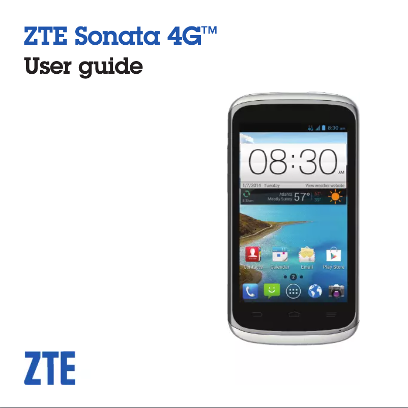 First page image of the manual for Sonata 4G