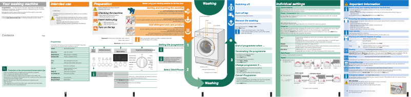 First page image of the manual for WI14S441GB
