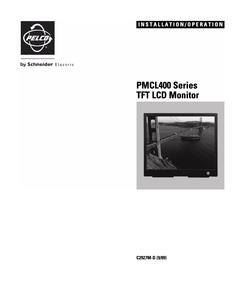 First page image of the manual for PMCL419A