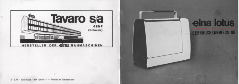 First page image of the manual for Lotus SP