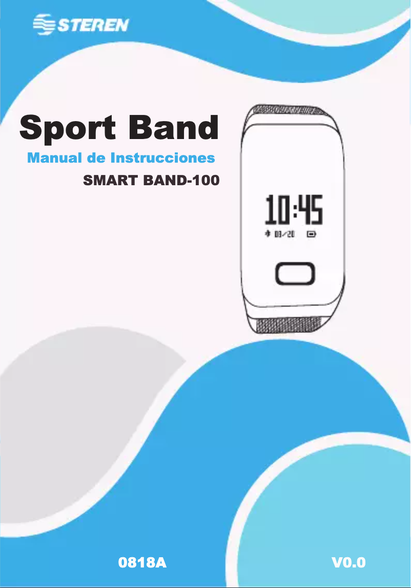 First page image of the manual for SMART BAND-100