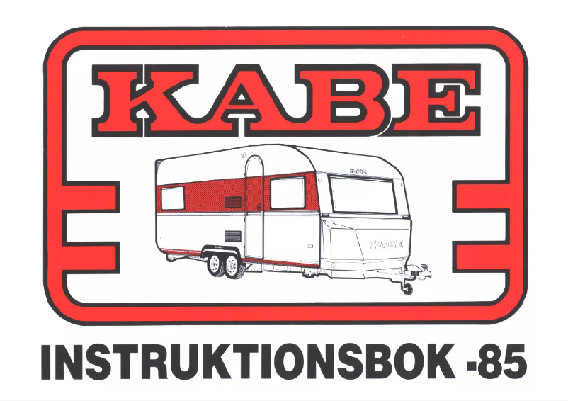 Page 1 of the manual User Manual Kabe Briljant 475 DL (1985)