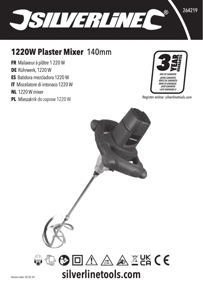 First page image of the manual for 264219