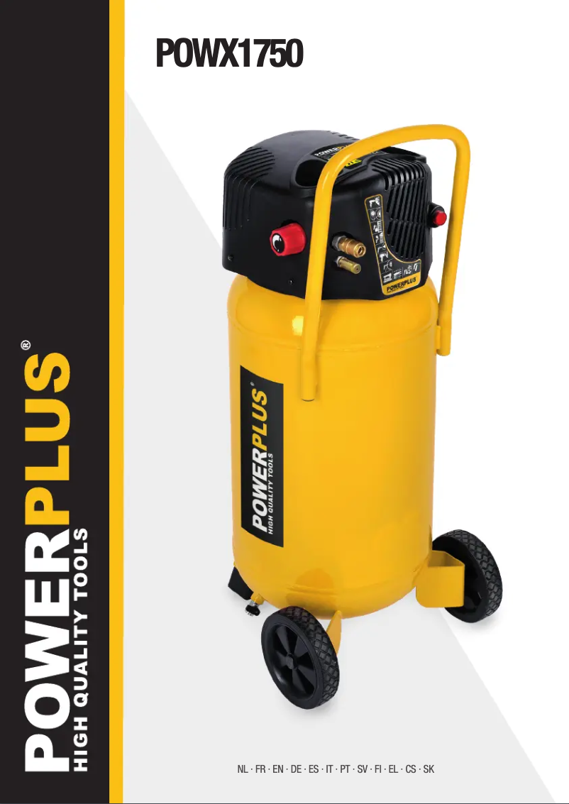 Page 1 of the manual User Manual PowerPlus POWX1750