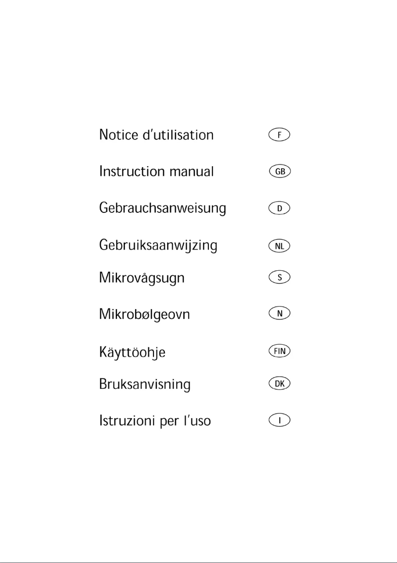 Page 1 of the manual User Manual Zanussi ZMB 30 cstx