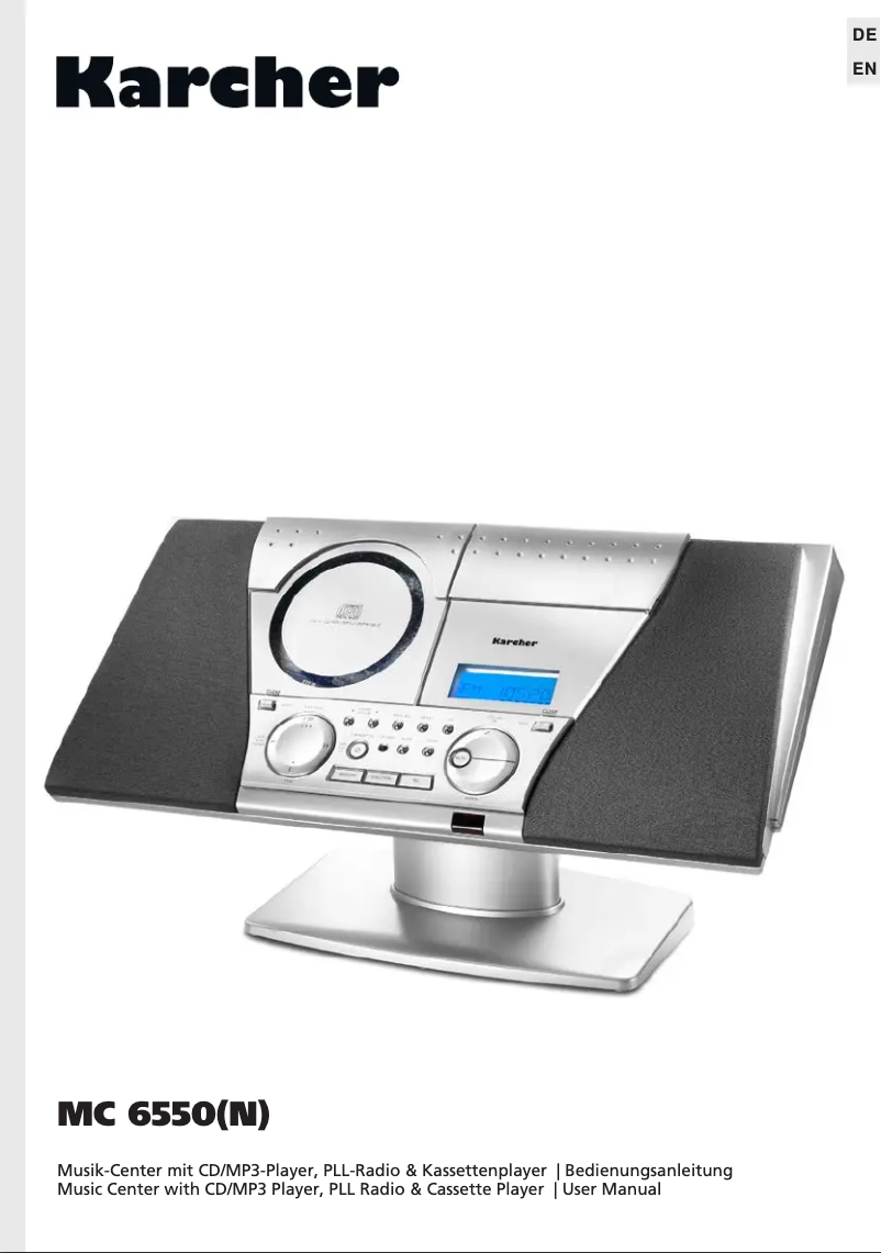 First page image of the manual for MC 6550