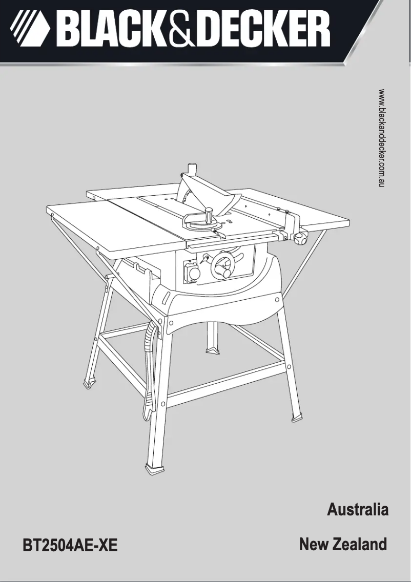 First page image of the manual for BT2504AE