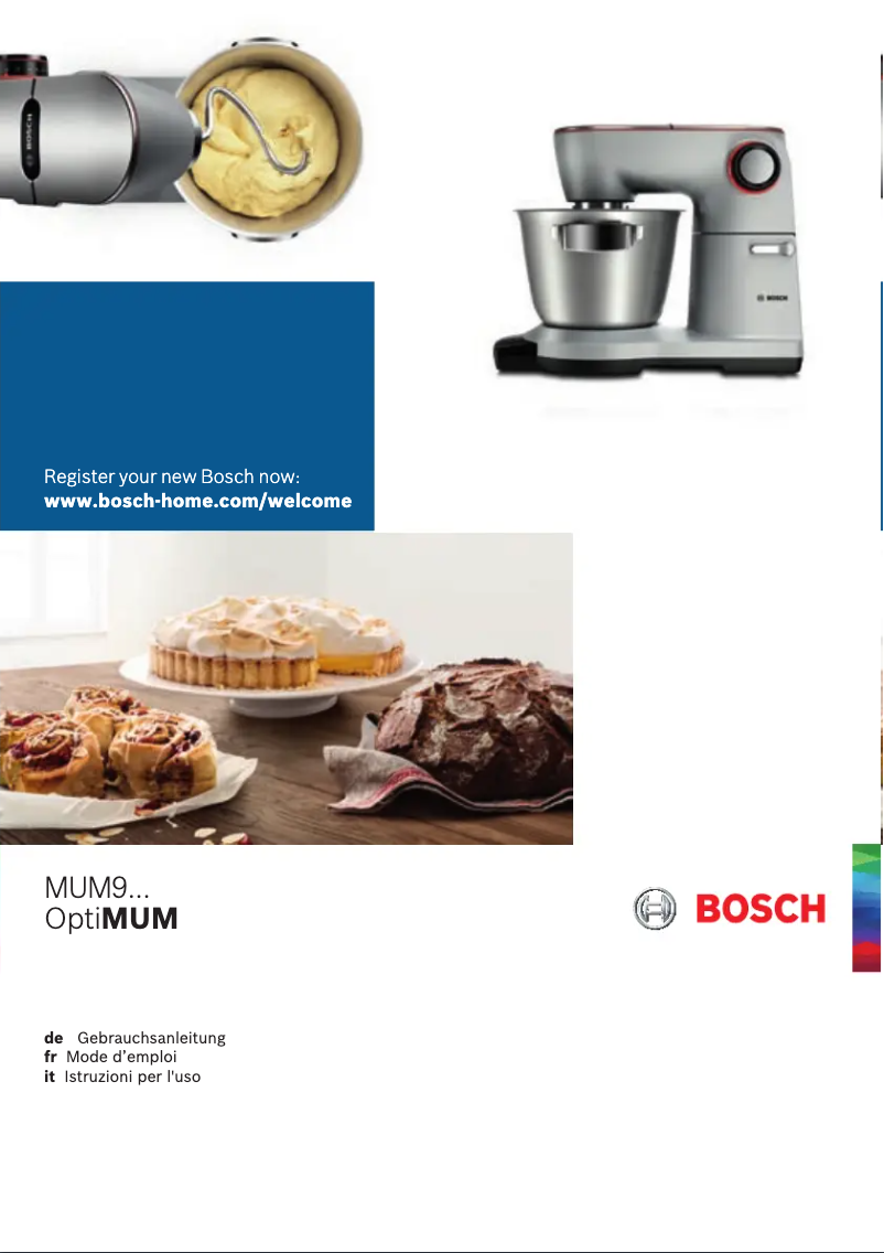 Page 1 of the manual User Manual Bosch MUM9DD5S11