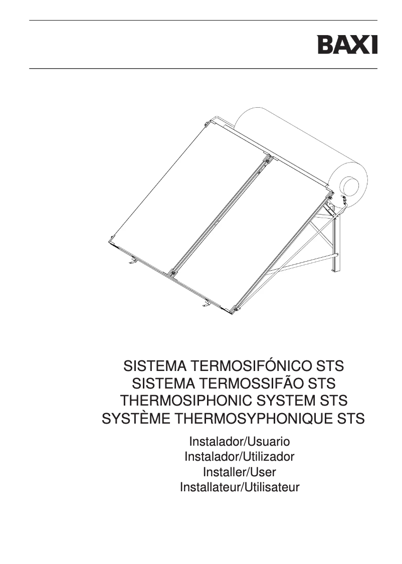 Page 1 of the manual User Manual Baxi STS 200 2.5 LP