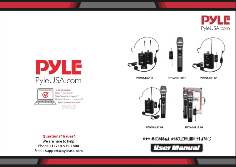 Page 1 of the manual User Manual Pyle PDWMU214