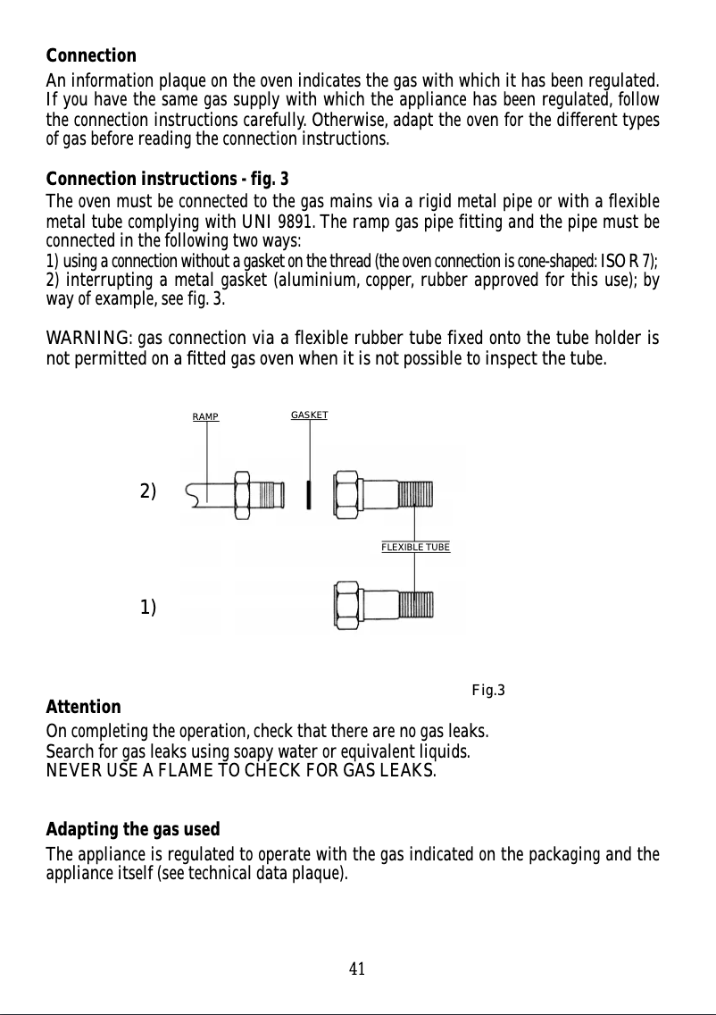First page image of the manual for FO FPG 201 X