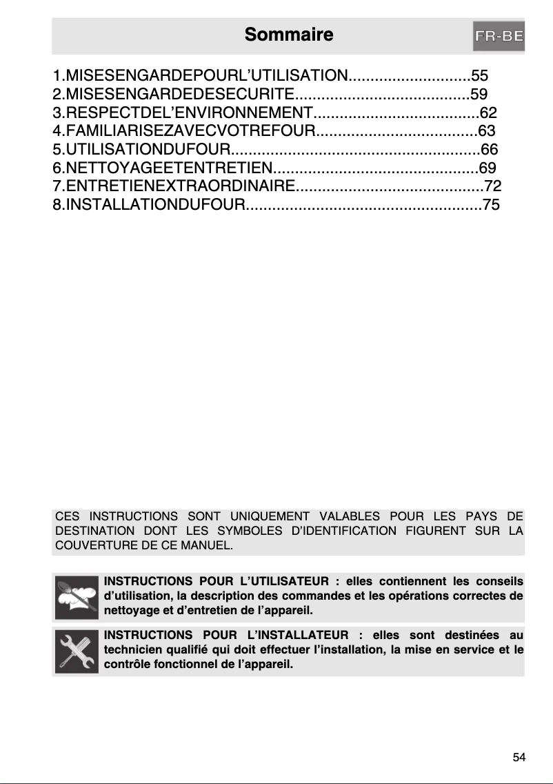 First page image of the manual for ALFA43X