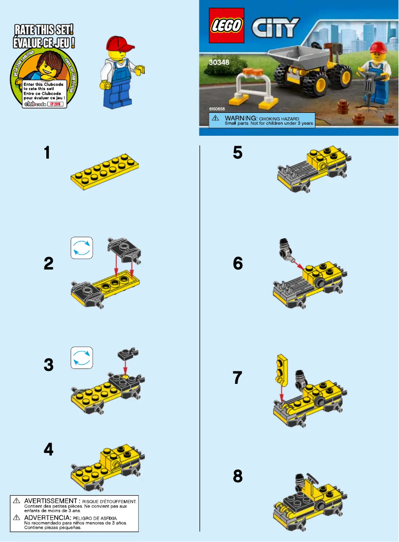First page image of the manual for City Dumper 30348