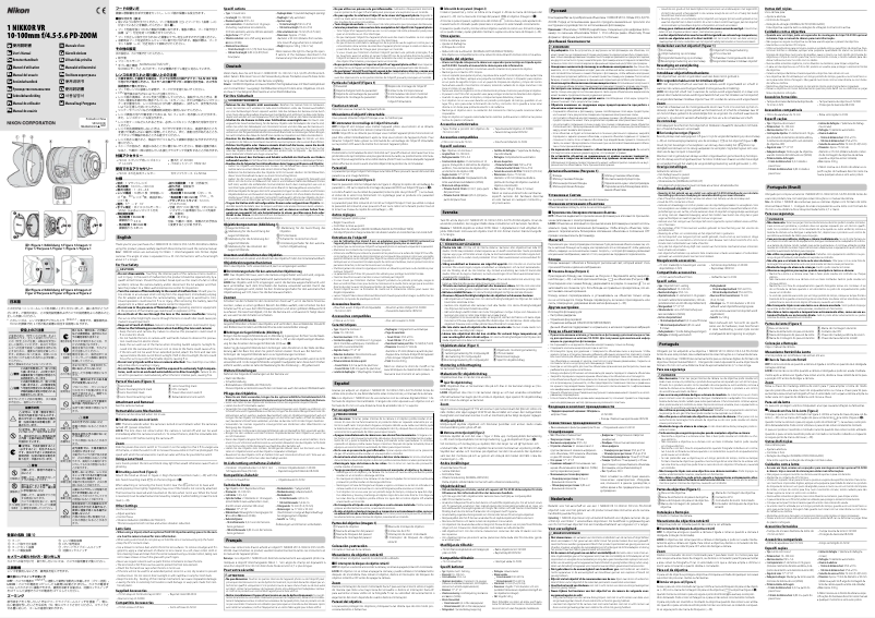 First page image of the manual for 1 10-100mm f/4.5-5.6 VR PD-Zoom