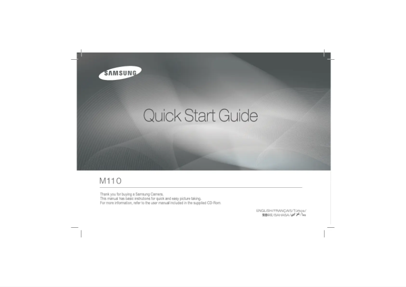 Page 1 of the manual User Manual Samsung M110