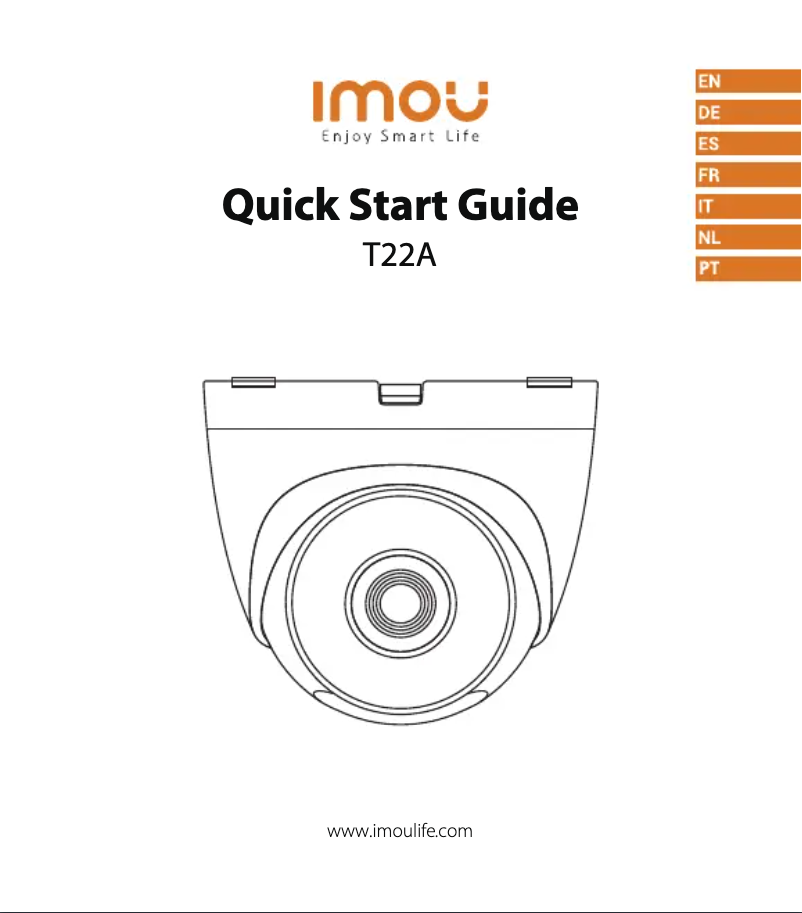 First page image of the manual for T22A