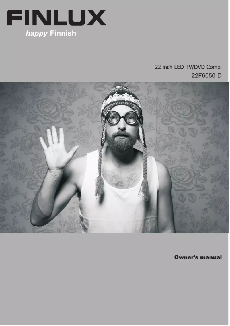 First page image of the manual for 22F6050-D