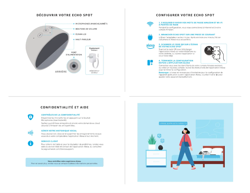 First page image of the manual for Echo Spot (2024)