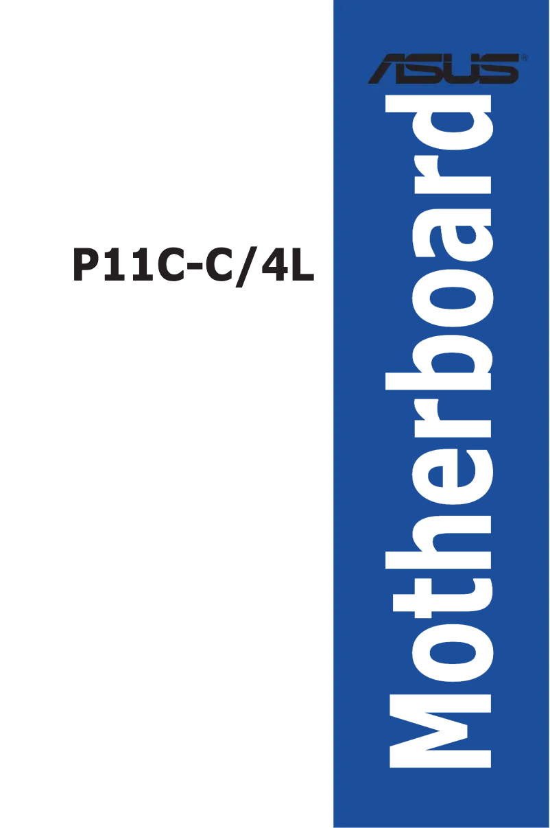 First page image of the manual for P11C-C/4L
