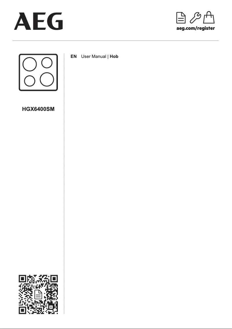 First page image of the manual for HGX6400SM