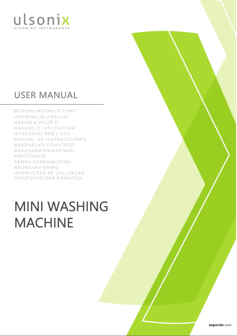 First page image of the manual for LCLEAN MINI L