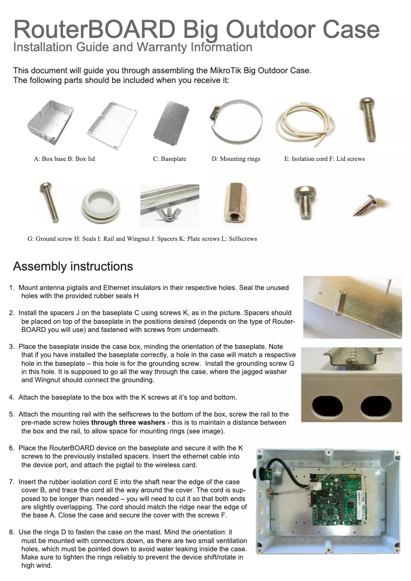 First page image of the manual for CAOTU