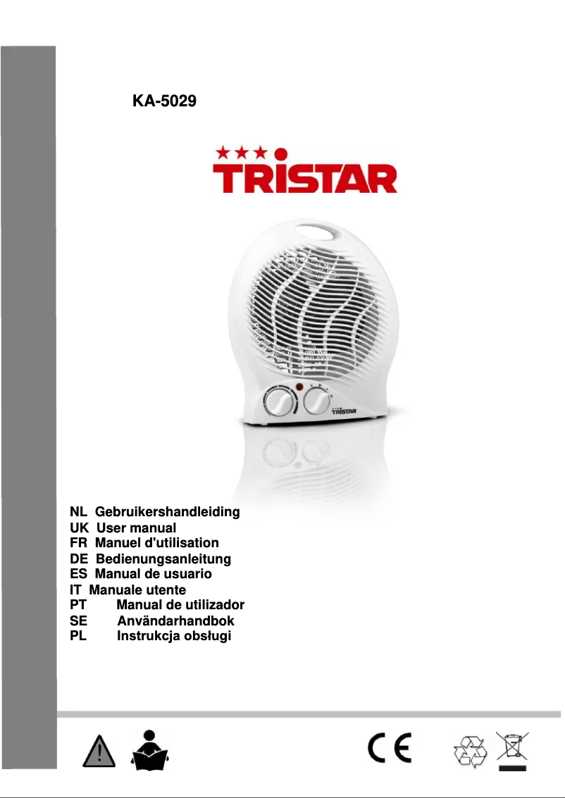 Page 1 of the manual User Manual TriStar KA-5029