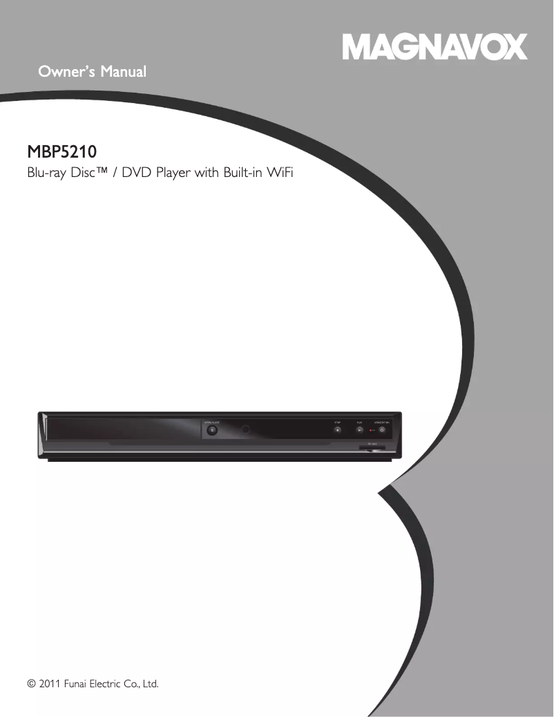 First page image of the manual for MBP5210