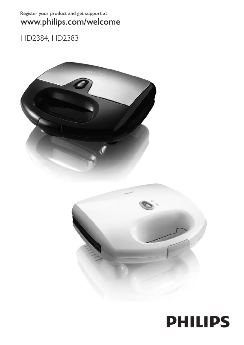 Page 1 de la notice Manuel utilisateur Philips Daily Collection HD2384