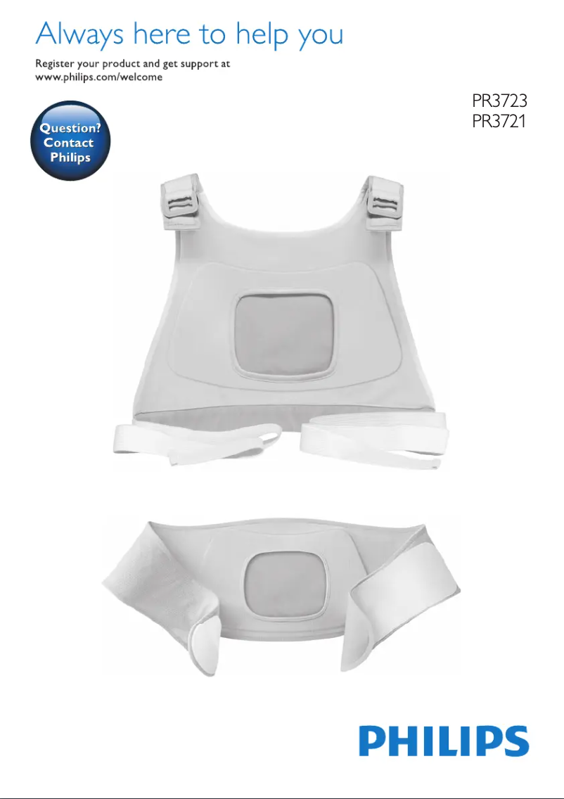 Page 1 of the manual User Manual Philips PR3721