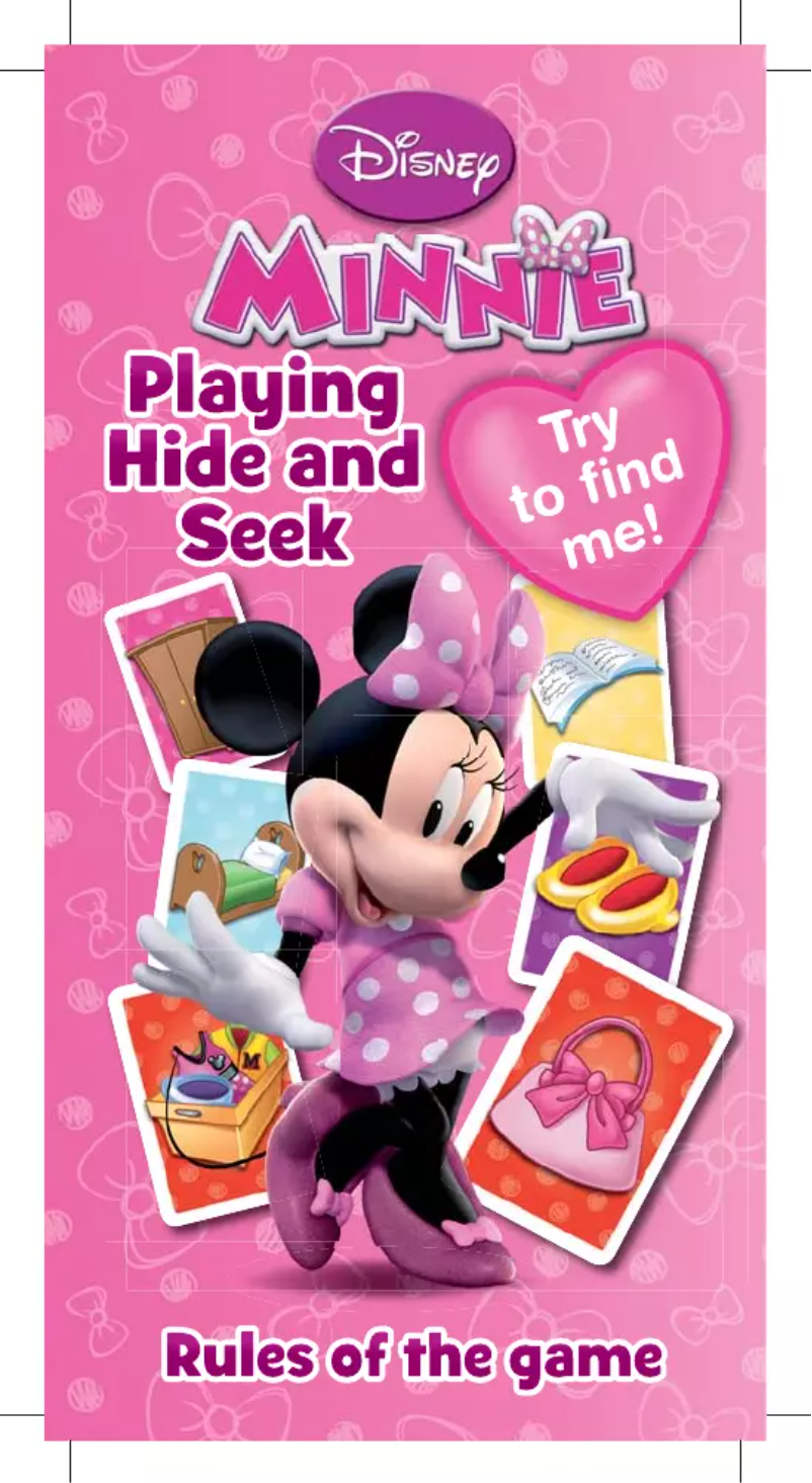 Page 1 of the manual User Manual Jumbo Disney Minnie Mouse Hide en Seek Game