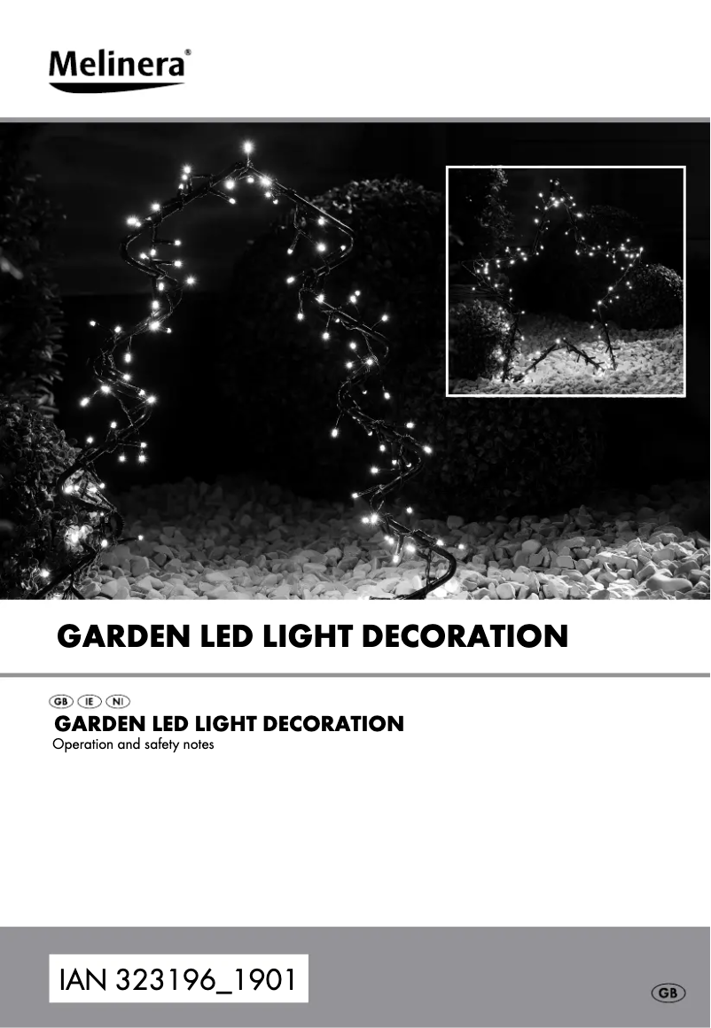 Page 1 of the manual User Manual Melinera HG05474A-BS