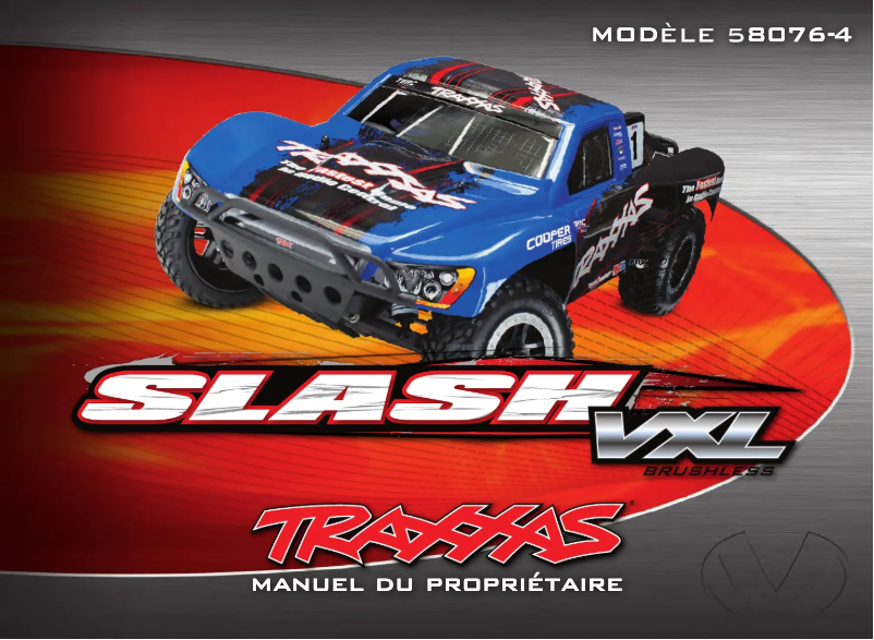 Page 1 of the manual User Manual Traxxas Slash VXL