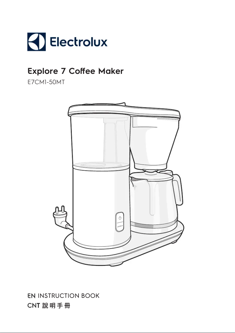 Page 1 of the manual User Manual Electrolux Explore 7 E7CM1-50MT