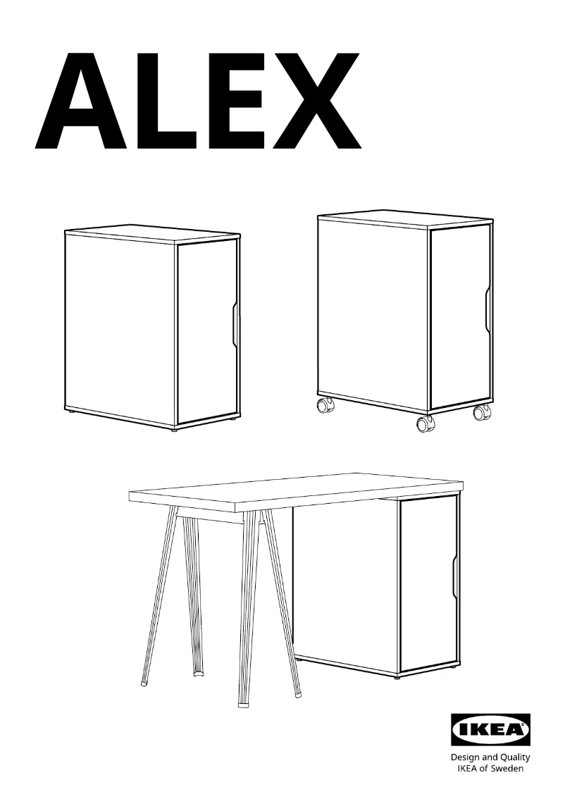 First page image of the manual for ALEX 505.637.90