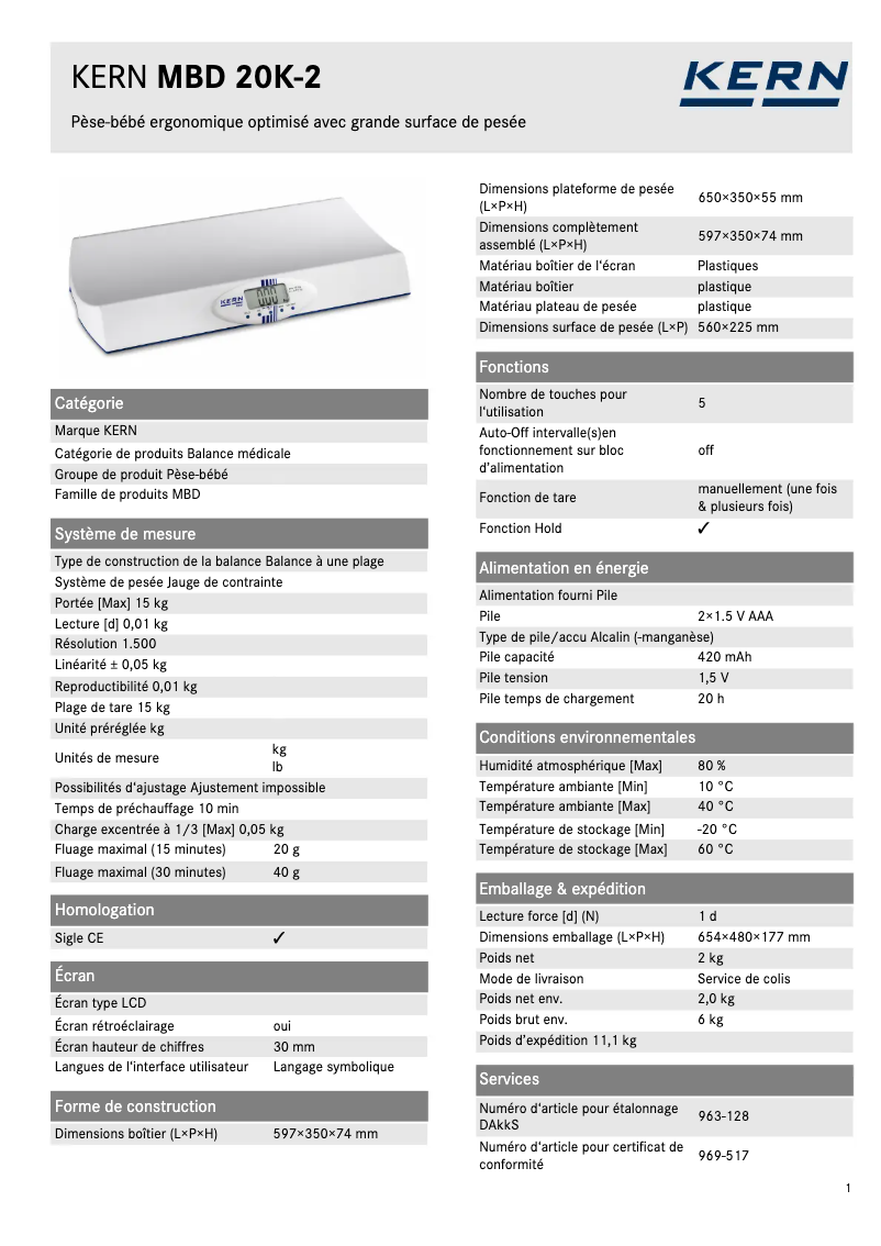 First page image of the manual for MBD 20K-2