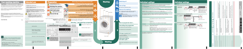 Page 1 of the manual User Manual Siemens WM12P260GC