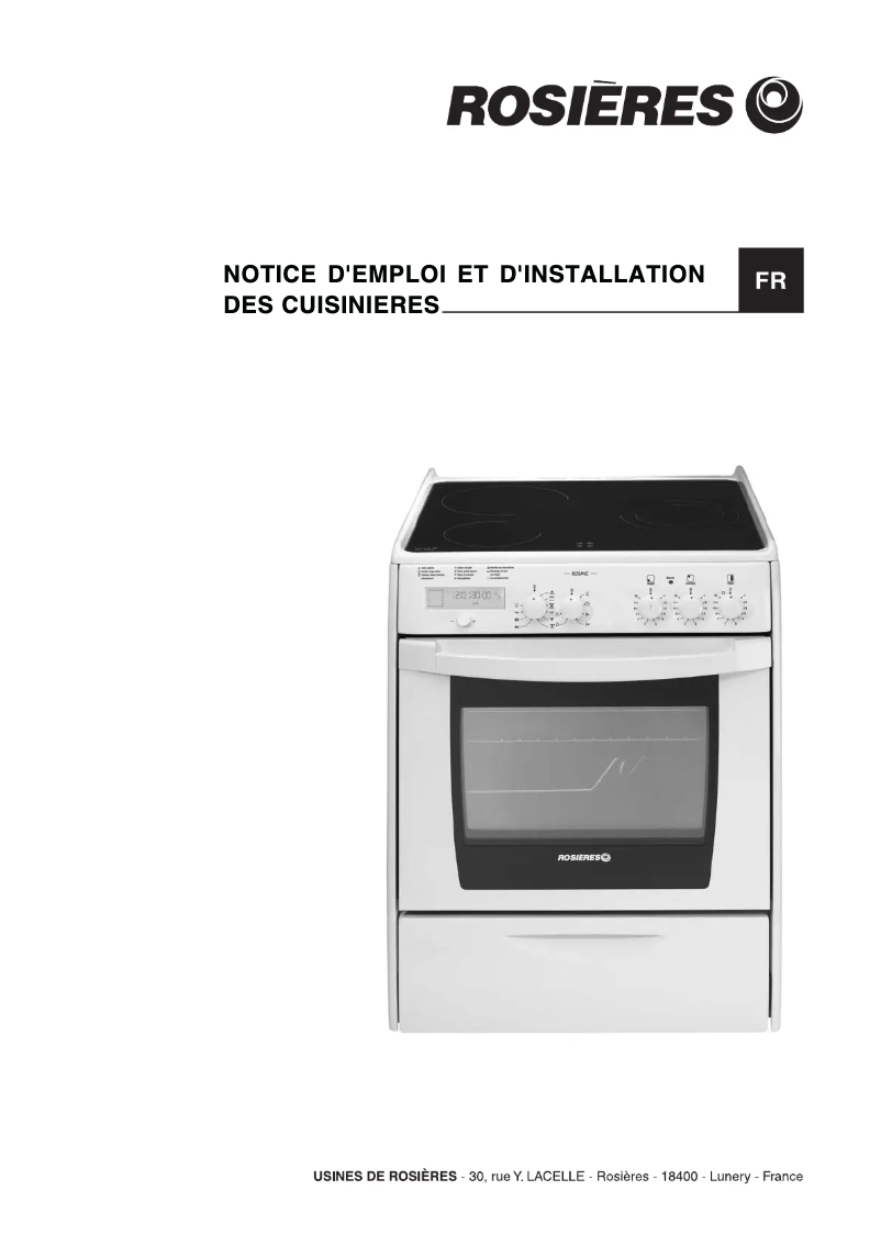 First page image of the manual for RCV 6477 RB