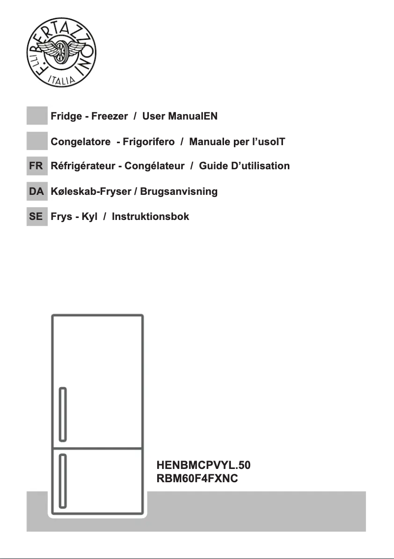First page image of the manual for RBM60F4FXNC