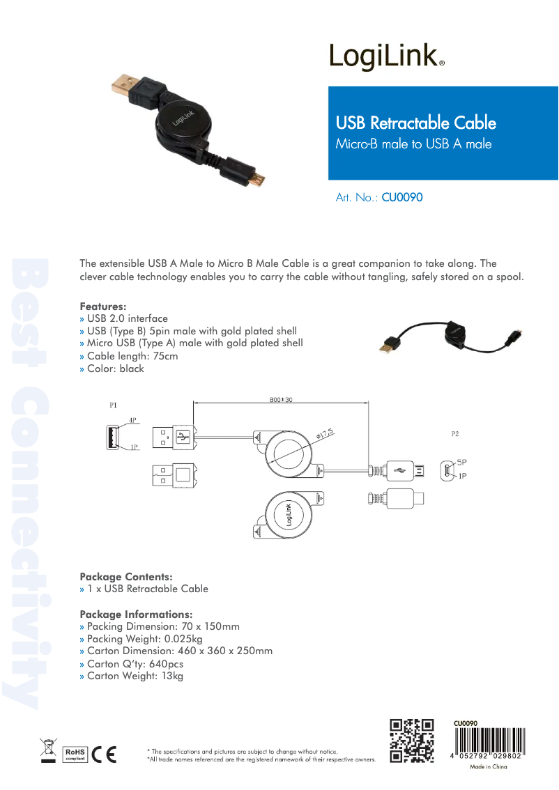 First page image of the manual for CU0090