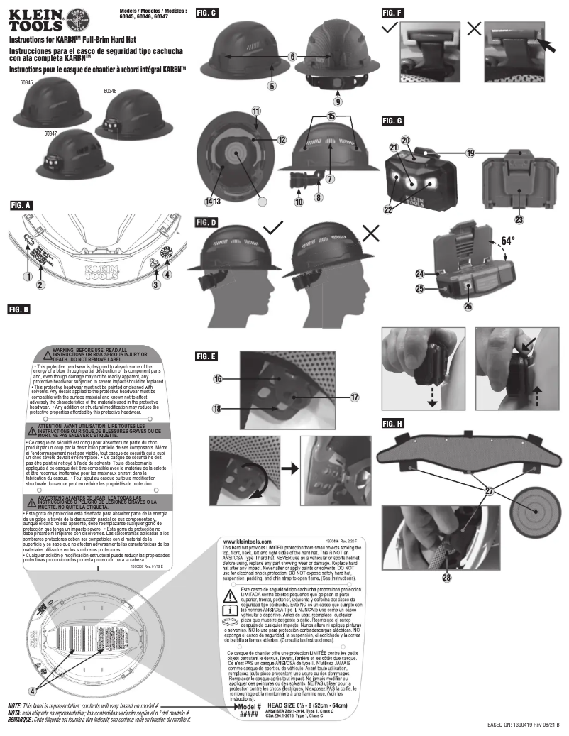 First page image of the manual for 60346