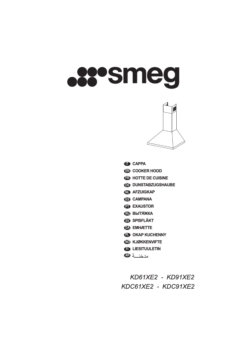 Page 1 of the manual Brochure Smeg KD61XE2