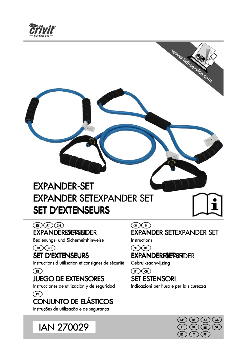 First page image of the manual for IAN 270029