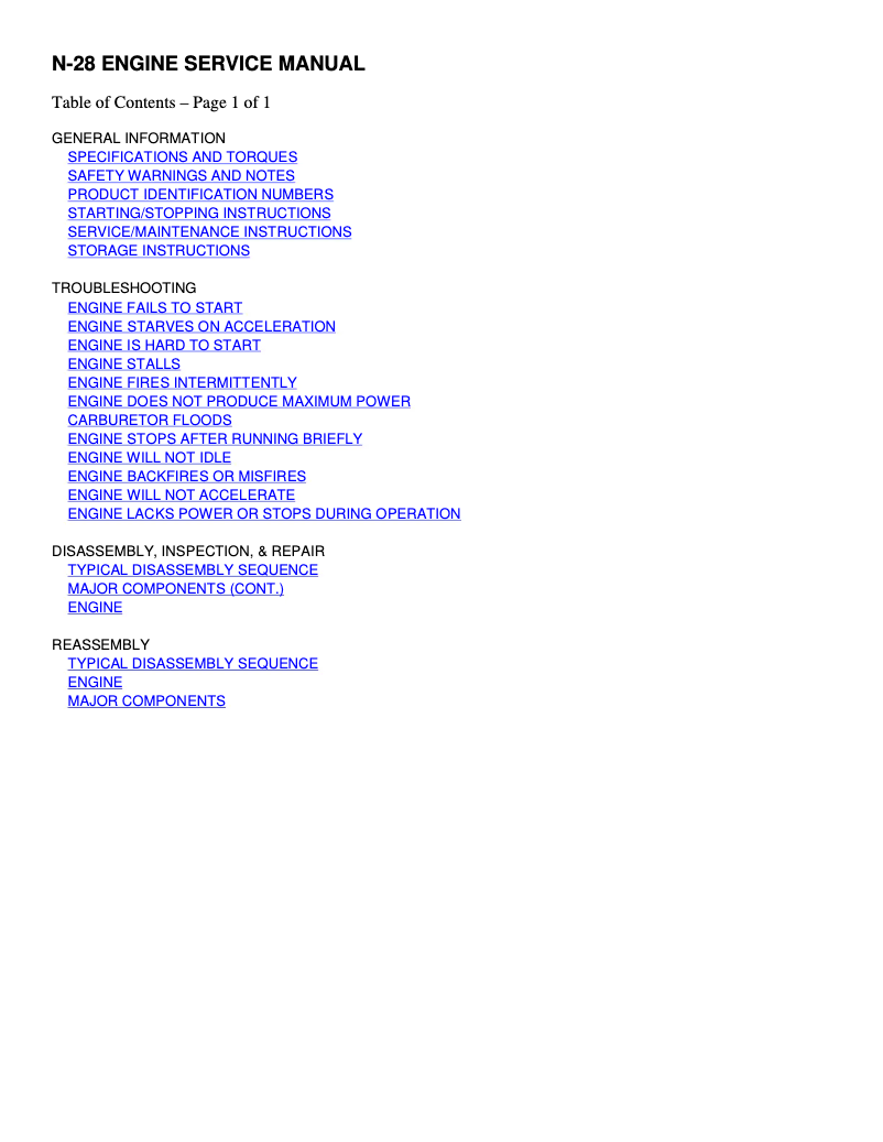 Page 1 of the manual User Manual Toro 51653